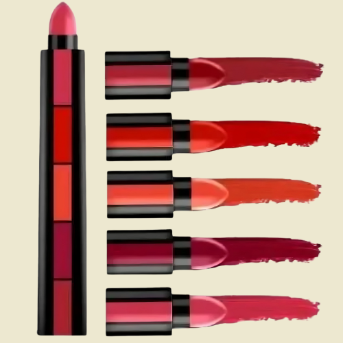 5 in 1 Lipstick Matte lipsticks Waterproof